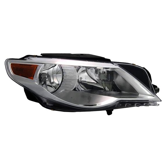 New Right Halogen Headlight Compatible With Volkswagen Cc Vr6 Sedan 2009-2012 by Part Number 3C8-941-006-F 3C8941006F VW2503139