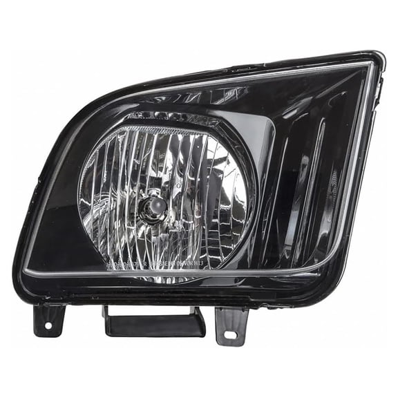 New OEM Replacement Right Halogen Headlight Is Compatible With Ford Mustang Gt Equipado Base Convertible Coupe 2007 2008 2009 By Part Number Fo2503231