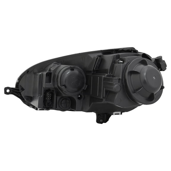 Driver Side Headlight Assembly Compatible with 2006-2009 Volkswagen VW GTI Base Fahrenheit Rabbit Hatchback 2.0L H7 Replaces 1K6941005S 1K6-941-005-S