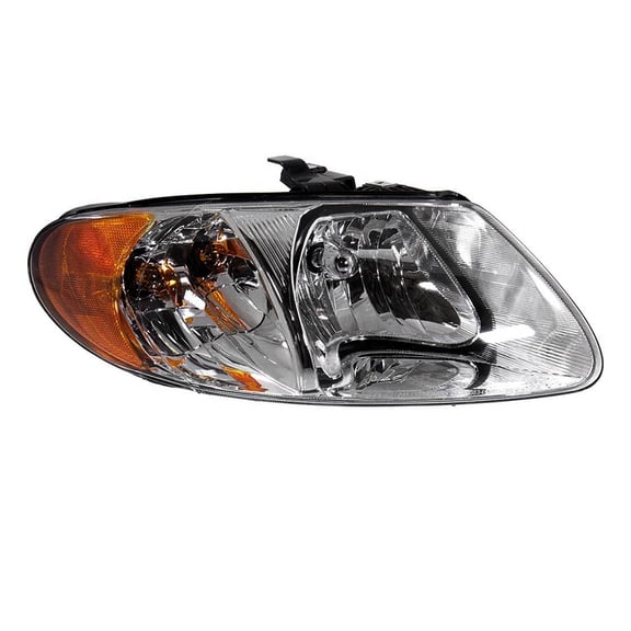 Right Headlight Assembly Compatible with 2005-2010 Chevy Cobalt LT LS Base 2007-2009 Pontiac G5 SE GT Halogen Clear Chrome Replaces 22740620-PFM 16532520 15279752