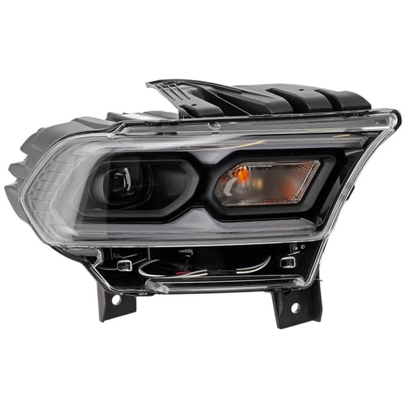 New Right Headlight Compatible With Dodge Durango GT Premium 6 Cyl 3.6L Durango SRT 392 Plus 8 Cyl 6.4L Durango SRT 8 Cyl 6.4L 2021-2024 By CH2503344 68433778AF