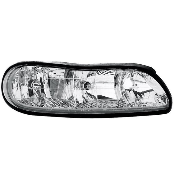 New Right Headlight Compatible With Chevrolet Malibu Base Ls 3.1L Base Lx 2.4L 1997 1998 1999 2000 2001 2002 2003 By Part Number 22618781