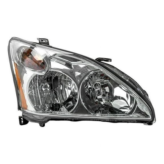 New Passenger Side Halogen Headlight Assembly Compatible with 2004-2006 Lexus RX330 2007-2009 RX350 2006-2008 RX400h 3.3L 3.5L V6 Hybrid H11 9005 Bulbs 81130-48200 LX2503123 8113048200