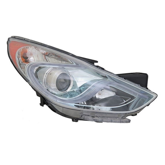 Hyundai Sonata Hybrid Halogen Headlight Right Passenger Compatible with 2011 2012 2013 2014 2015 Premium Limited Sedan OEM 92102-4R050 921024R050 HY2503177