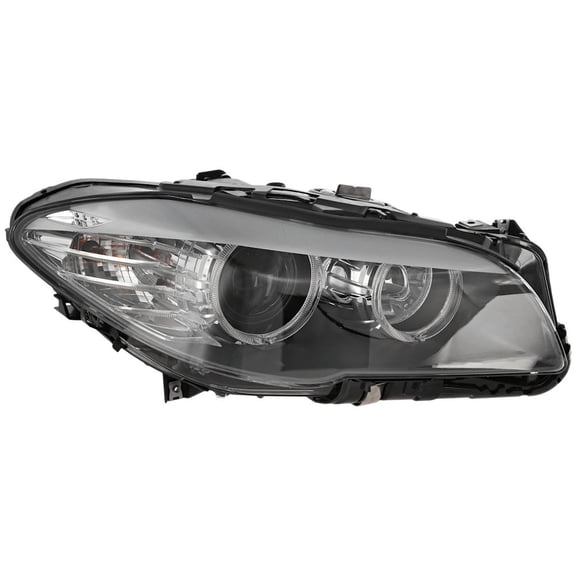 Headlight Compatible with 2011-2013 BMW 528i 550i GT 528i xDrive ActiveHybrid 5 M5 2.0L 3.0L I4 N20 N55 N63/S63 Right Passenger Side HALOGEN REPB100367 300HP