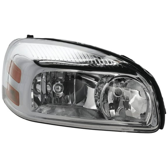 Headlamp Assembly Compatible with 2005-2009 Buick Terraza Uplander Montana Re 3.4L V6 LA1 HALOGEN C100171Q Pontiac Montana 185HP
