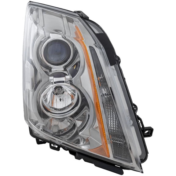 Headlight Compatible with 2008-2015 Cadillac CTS 2.0L 3.6L I4 LTG LGX LT4 Right Passenger Side HALOGEN REPC100101Q 335HP