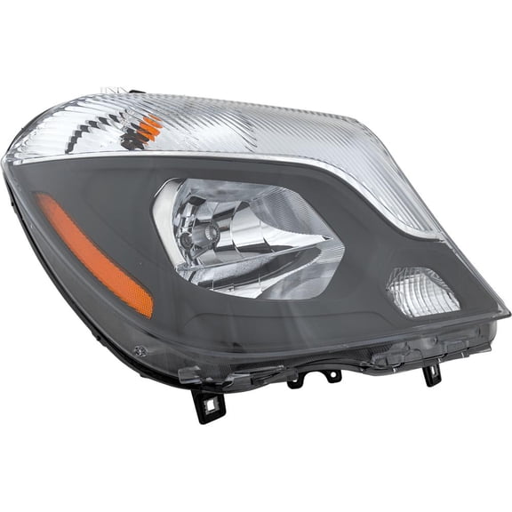 OEM Grade Headlight Assembly Compatible with 2014-2018 Mercedes-Benz Sprinter 2500 Sprinter 3500 Right Passenger Side HALOGEN REPBZ100111Q