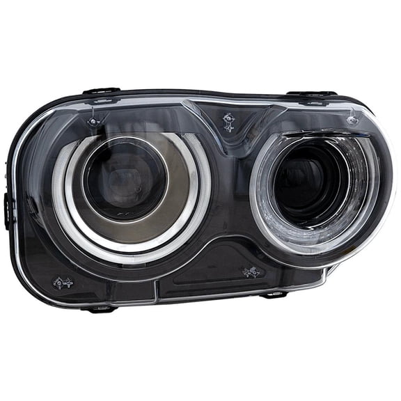 OEM Grade Headlight Assembly Compatible with 2015-2023 Dodge Challenger Right Passenger Side 3.6L 5.7L V6 XENON RD10010067Q 305HP