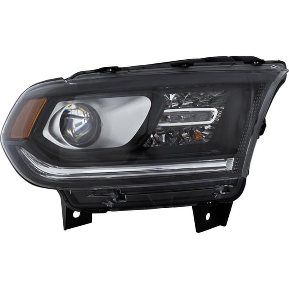 Headlamp Assembly Compatible with 2014-2017 Dodge Durango 3.6L 5.7L V6 Hellcat HALOGEN REPD100171 475HP
