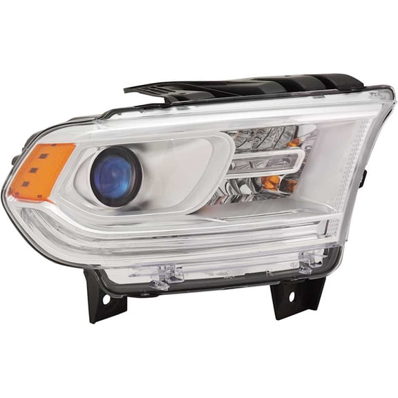 Headlight Compatible with 2016-2020 Dodge Durango 3.6L 5.7L V6 Hellcat Right Passenger Side HALOGEN RD10010021Q 360HP