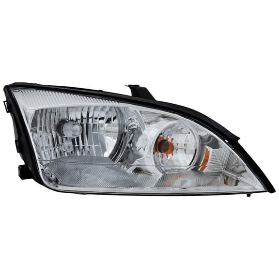 Headlight Compatible with 2005-2007 Ford Focus 2.0L 2.3L I4 Right Passenger Side HALOGEN F100127Q 151HP