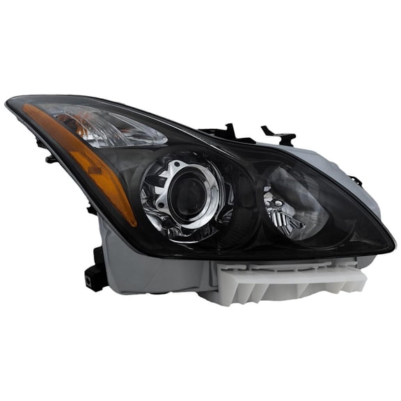 Headlamp Assembly Compatible with 2011-2015 INFINITI G37 Q60 3.7L V6 VQ37VHR XENON REPI100115 348HP