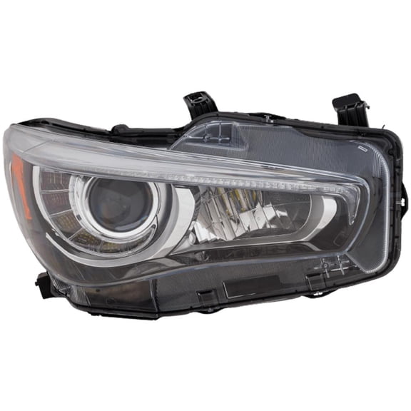 Headlamp Assembly Compatible with 2018-2023 INFINITI Q50 3.0L 2.0L V6 VR30DDTT M274 LED RI10010007Q 400HP