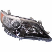 New Headlamp Assembly Compatible with 2012-2014 Toyota Camry 2.5L 3.5L I4 HID/XENON REPT100369 200HP