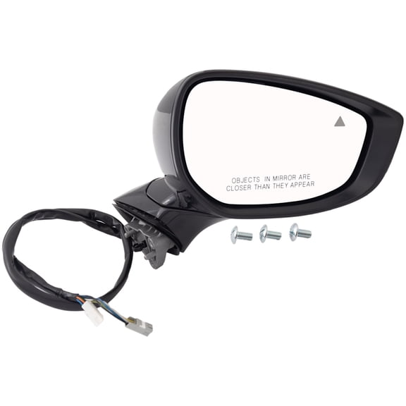 Side View Mirror Compatible with 2019-2021 Mazda 3 2.5L I4 PY-VPS 191HP Replaces MZ120ER MA1321240 BEEW69121E-PFM BEEW69121EPFM MZ120ER