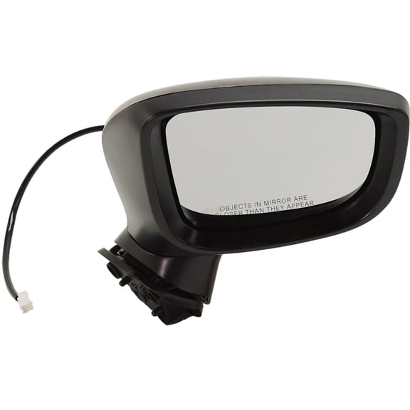 Side View Mirror Compatible with 2017-2018 Mazda 3 3 Sport 2.0L 2.5L I4 PE-VPS PY-VPS Replaces BABF69121A GRT6691G1 B63B691N1 BABF69121AGRT6691G1B63B691N1 JMA93ER MA1321183 MA1325124