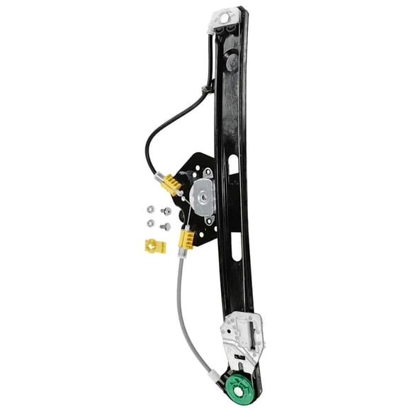 Rear Right Power Window Regulator Without Motor Compatible with 1999-2005 BMW 328i 2.8L (99-00) 330i 3.0L (01-05) M 3.0L (05) 330xi (01-05) 320i 2.2L 323i 2.5L (99-00) 325i 2.5L 325xi