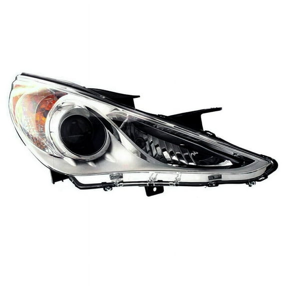 New Right Side Halogen Headlight Compatible With Hyundai Sonata Gls Sedan 4-Door 2012 by Part Number 92102-3Q000 921023Q000 HY2503159