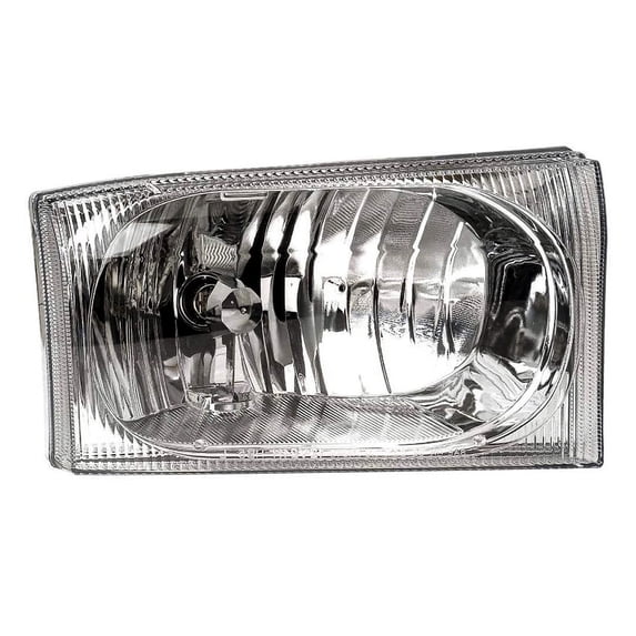 New Right Side Headlight Compatible With Ford F-250 Super Duty Lariat XL XLT Crew Cab Pickup 2002-2004 by Part Number 2C3Z-13008-AA 2C3Z13008AA FO2503183