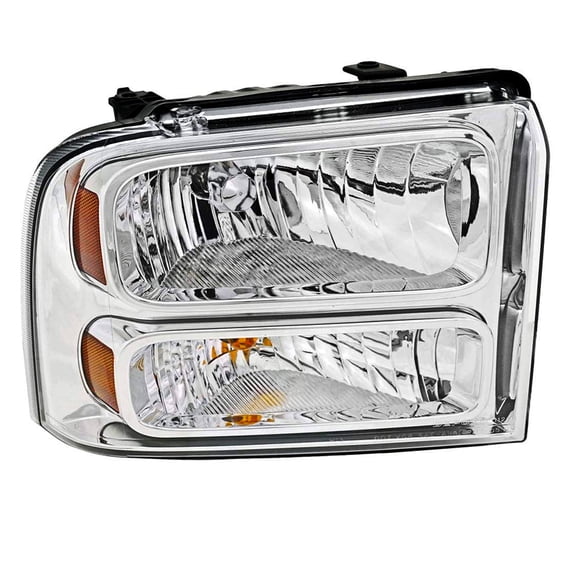New Right Side Headlight Compatible With Ford F-350 Super Duty King Ranch Lariat XL XLT 2005-2007 by Part Number 6C3Z-13008-AB 6C3Z13008AB FO2503217