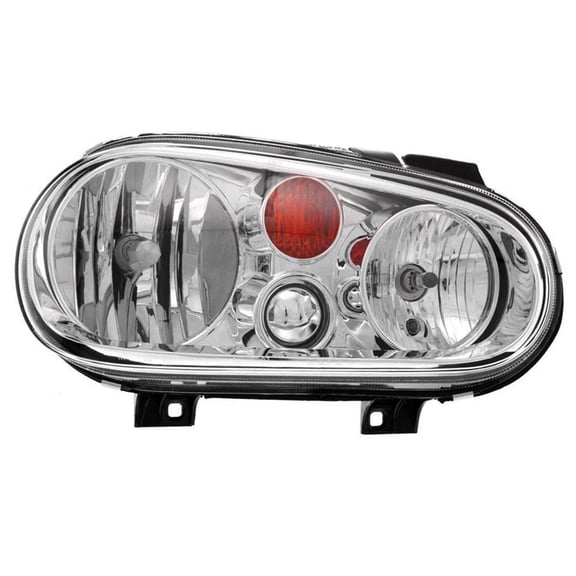New Right Side Headlight Compatible With Volkswagen Golf GTI Turbo Hatchback 2002-2003 by Part Number 1J0-941-018-D 1J0941018D VW2503123