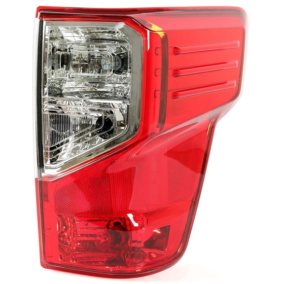 Taillight Compatible with 2017-2023 Nissan TITAN TITAN XD 5.6L V8 VK56VD Right Passenger Side 400HP Replaces NI2801213 26550-EZ23D 26550EZ23D LED RED, CLEAR PC+ABS PLASTIC