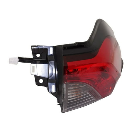Passenger Side Tail Light Compatible with 2019-2021 Toyota RAV4 LE XLE XLE Premium Limited Adventure TRD Off-Road Hybrid 2.5L DOHC 4-Cyl Right Outer Rear Replaces 815500R090 TO2805148