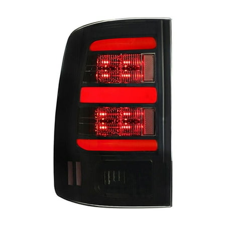New Tail Light Passenger Right Compatible with 2011-2018 Ram 1500 Outdoorsman Rebel SLT ST Sport 55277414AF CH2819124 Halogen Red Lens Direct Replacement Aftermarket