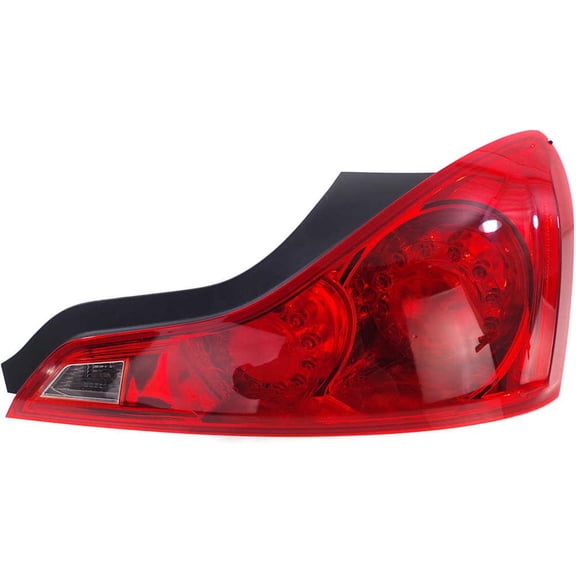 OEM Grade Tail Light Assembly Compatible with 2008-2015 INFINITI G37 Q60 Right Passenger Side 3.7L V6 VQ37VHR HALOGEN RI73010003 348HP