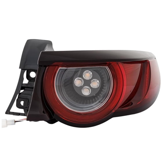 OEM Grade Tail Light Assembly Compatible with 2019-2021 Mazda 3 Right Passenger Side 2.5L I4 PY-VPS 191HP Replaces MA2805136 BCKD51150A RM73010071Q RM73010071