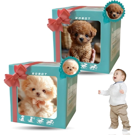 New Robot Dog, My Realistic Robot Puppy That Acts Like a Real Puppy, Smart AI Robotic Puppies, Interactive Plush Dogrobot for Adults, Robots Dogs for Walking, Barking, Tail Wagging