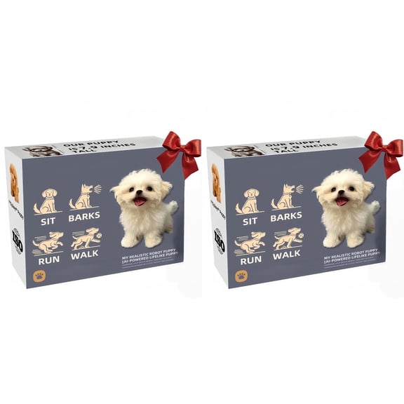 New Robot Dog, Robot Puppy That Acts Like A Real Puppy Nicco - My Realistic Robotic Puppy, Dog Robot for Adults,Walking, Barking, Tail Wagging,Gift