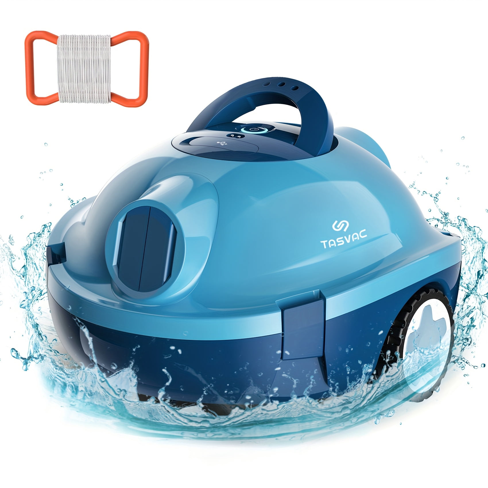 General 2025 Cordless Robotic Pool Cleaner - 90-Min Runtime, Auto Vacuum, Self-Parking, Lightweight for In/Above Ground Pools up to 65ft