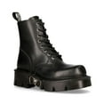 thumbnail image 1 of New Rock Mili-084N-S3 Black Gothic Boots Military Unisex 8 Hole Biker Shoes Goth 45, 1 of 6