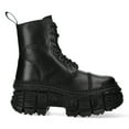 thumbnail image 1 of New Rock WALL083C-S5 Unisex Black Leather Gothic Boots, 1 of 8