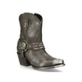thumbnail image 1 of New Rock WSTM005-S1 Black Leather Cowboy Western Pointed Boots 36, 1 of 6