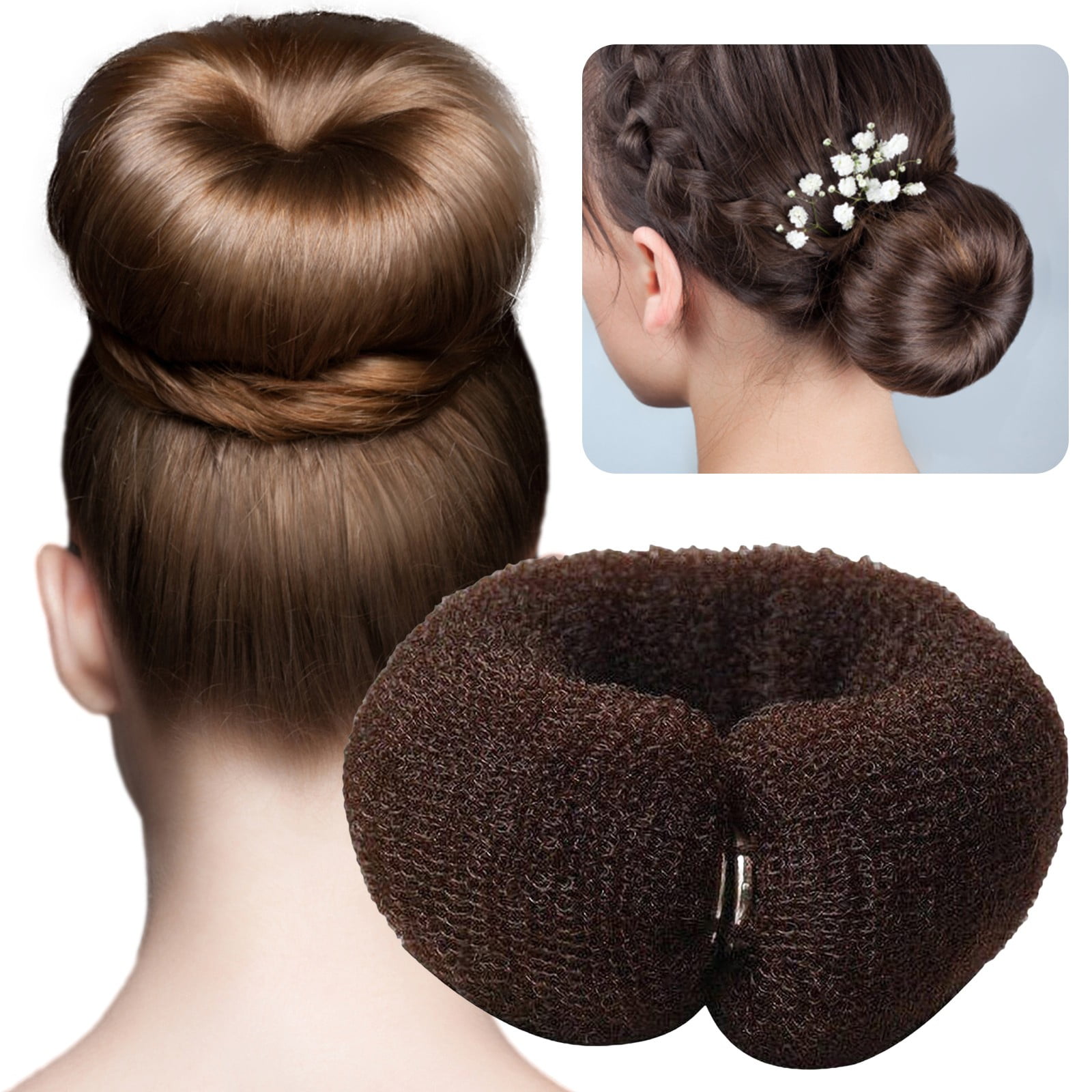 New Roll Tool Hair Ring, Donut Hair Bun Maker, Diy Hair Foam Ring