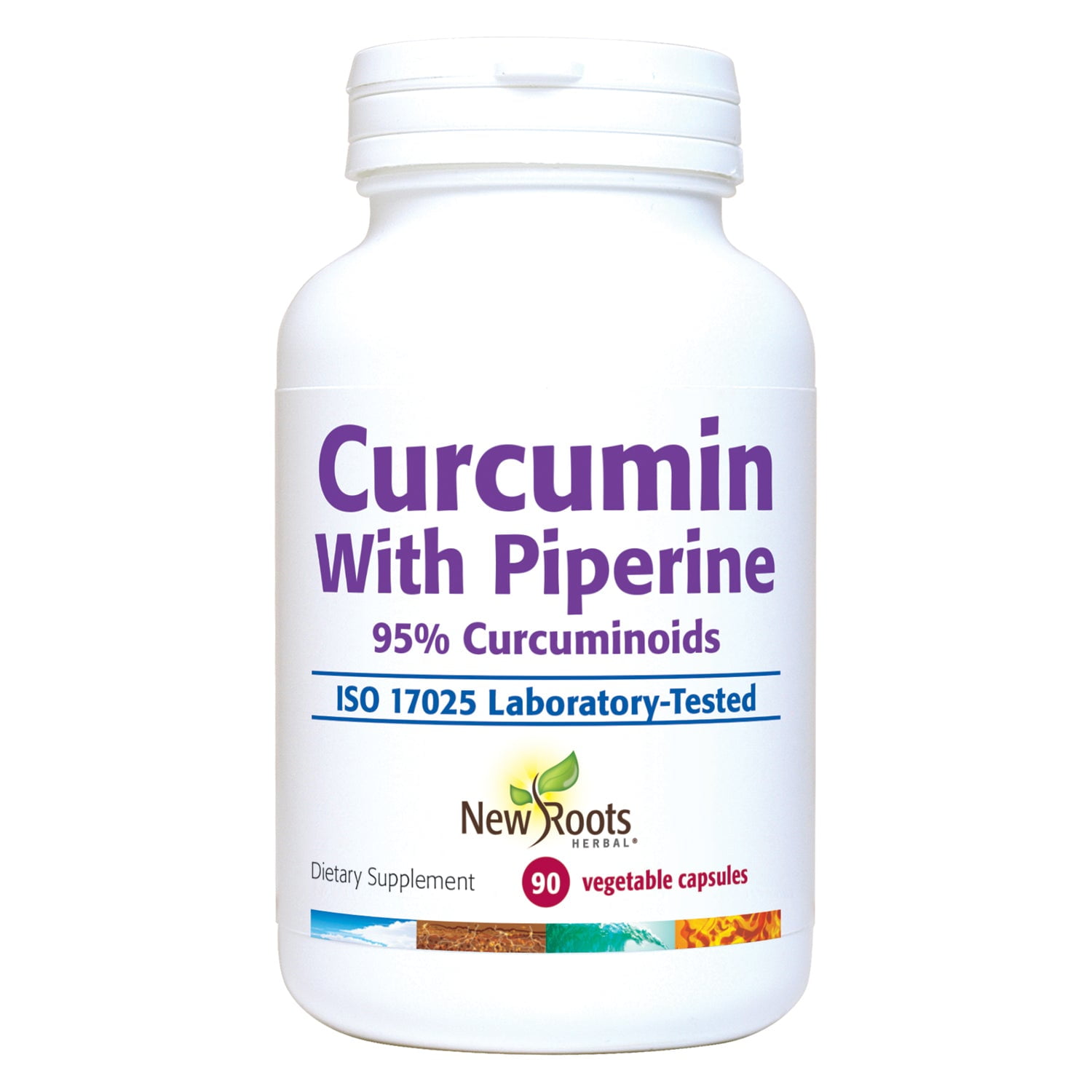 New Roots Herbal Curcumin & Piperine 500mg - Gluten Free Non-GMO for ...