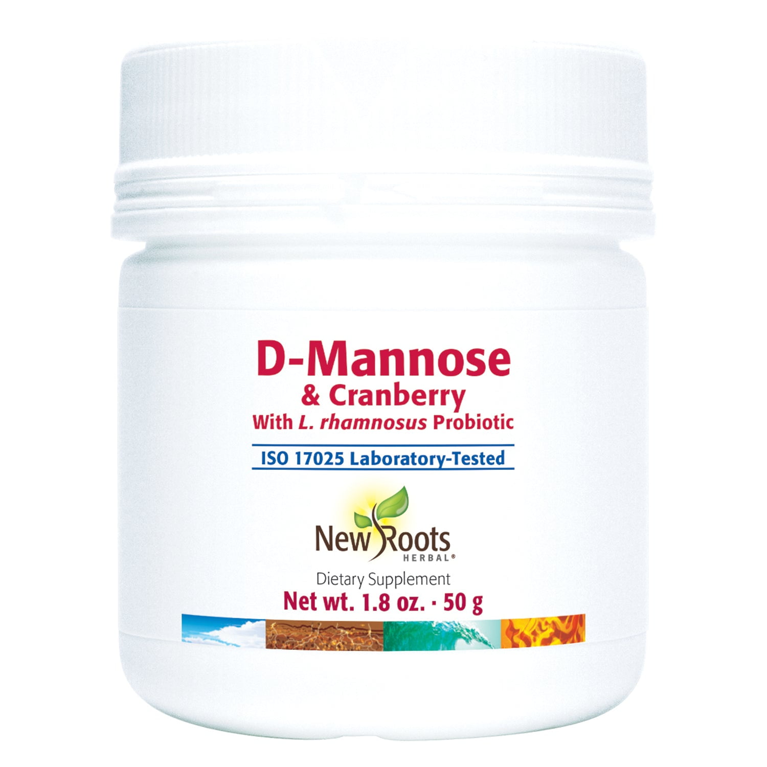 New Roots Herbal DMannose & Cranberry with L. rhamnosus Probiotic (50g