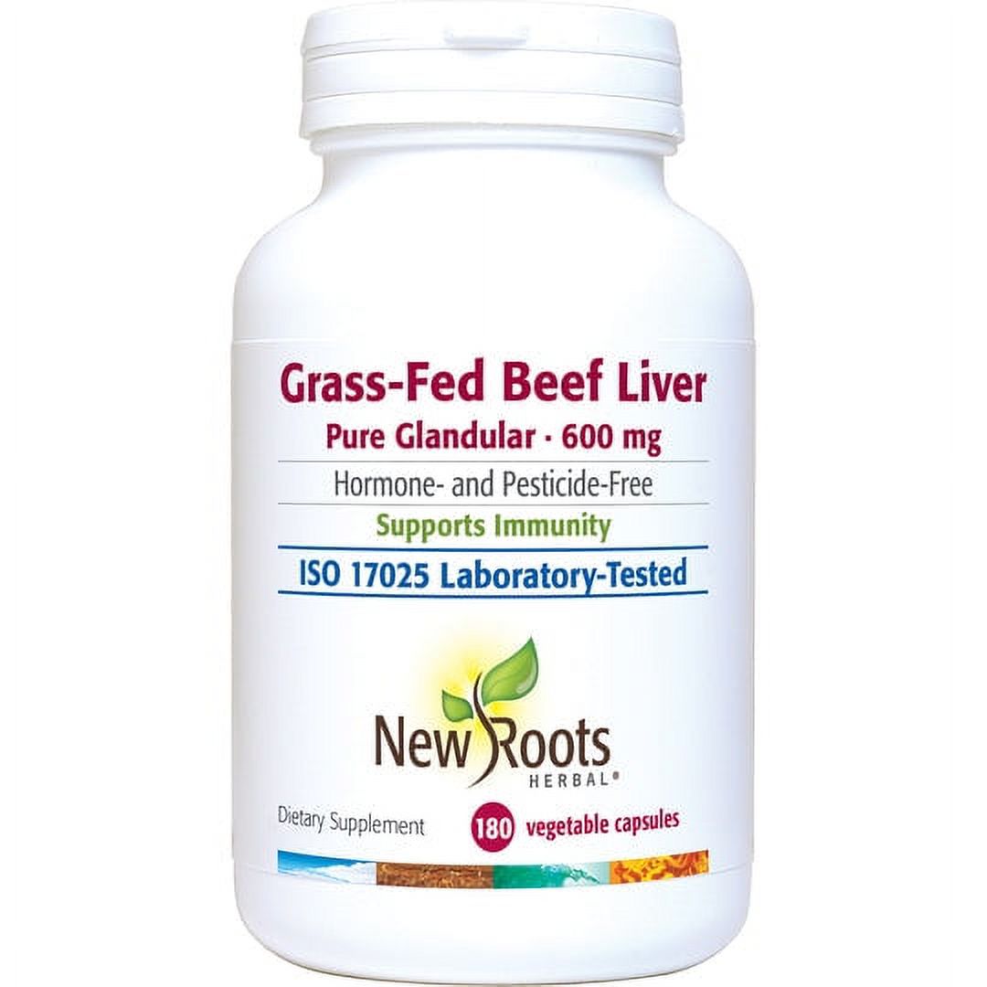 New Roots Herbal GrassFed Beef Liver from New Zealand (Desiccated