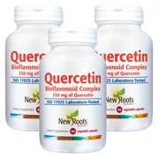 New Roots Herbal - Quercetin Bioflavonoid Complex (250mg of Quercetin) - 270 Veg Caps Supports Immune Function and Helps Circulatory Health (270 Count (Pack of 3))