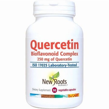 New Roots Herbal - Quercetin Bioflavonoid Complex (250mg of Quercetin) - 90 Veg Caps Supports Immune Function and Helps Circulatory Health