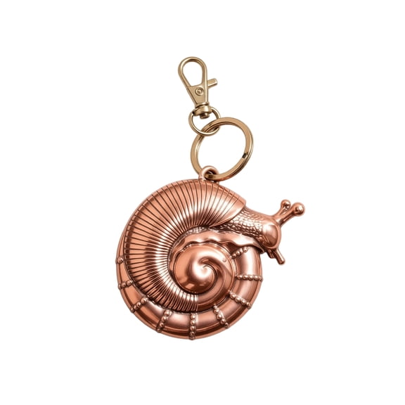 New Rose Gold Snail Tape Measure Keychain, Decorative Metal Measuring Tool, Great for Sewing Enthusiasts Crafters and Everyday Carry