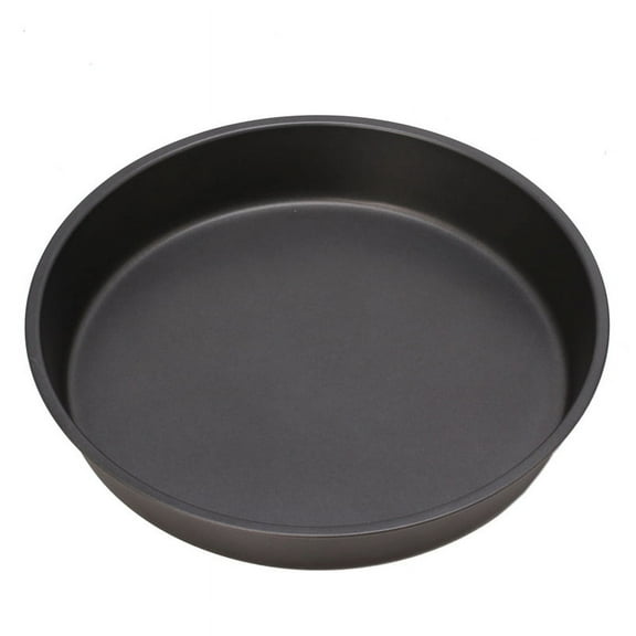 New Round Deep Dish Pizza Pan Non-stick Pie Tray Baking Kitchen Tool Steel