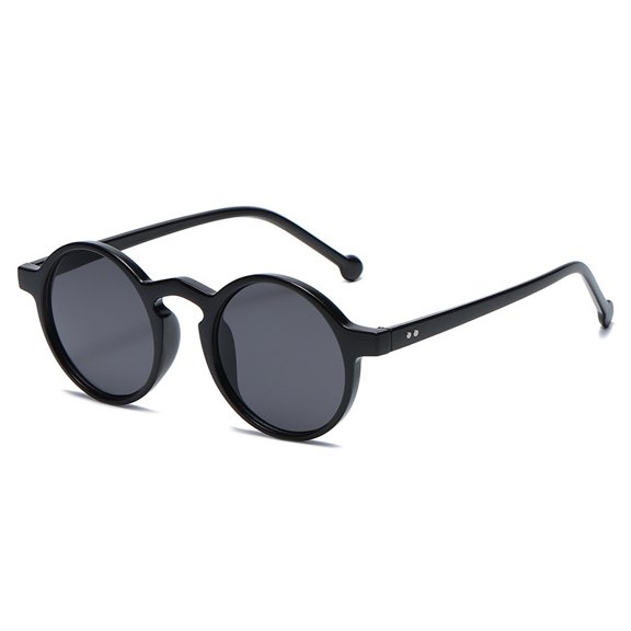New Round Retro Small Frame Sunglasses