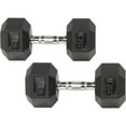 thumbnail image 1 of New Rubber Hex Dumbbells, 1 of 5
