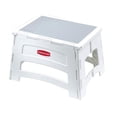 thumbnail image 1 of New Rubbermaid RM-PL1W Single-Step Plastic Folding Stool, 300 Lb Capacity,Each, 1 of 1