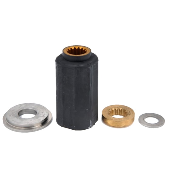 Rubex Interchangeable Propeller Hub Kit Compatible with Mercury 225EFI 4 Stroke Outboard MerCruiser 15 Tooth Spline RBX-124 Mariner Yamaha 15 Spline 225HP 10 Degree 4-3 Gearcase Marine