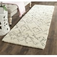 thumbnail image 1 of SAFAVIEH Casablanca Ryder Southwestern Shag Runner Rug, Ivory/Grey, 2'3" x 6', 1 of 6